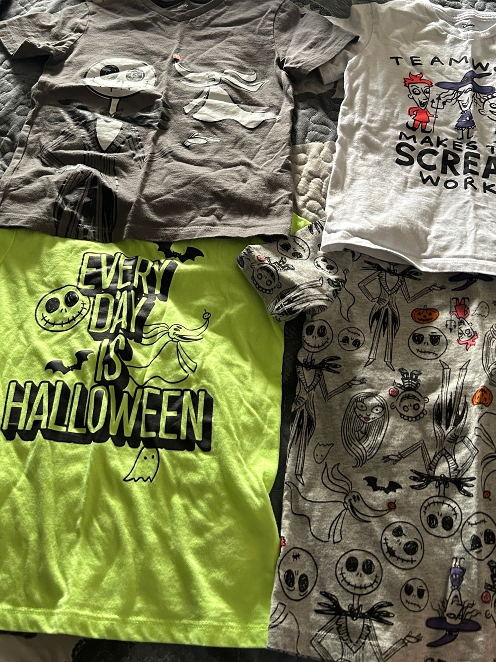 Disney Nightmare Before Christmas Kids Graphic Tees